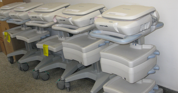 Donated ECG machines